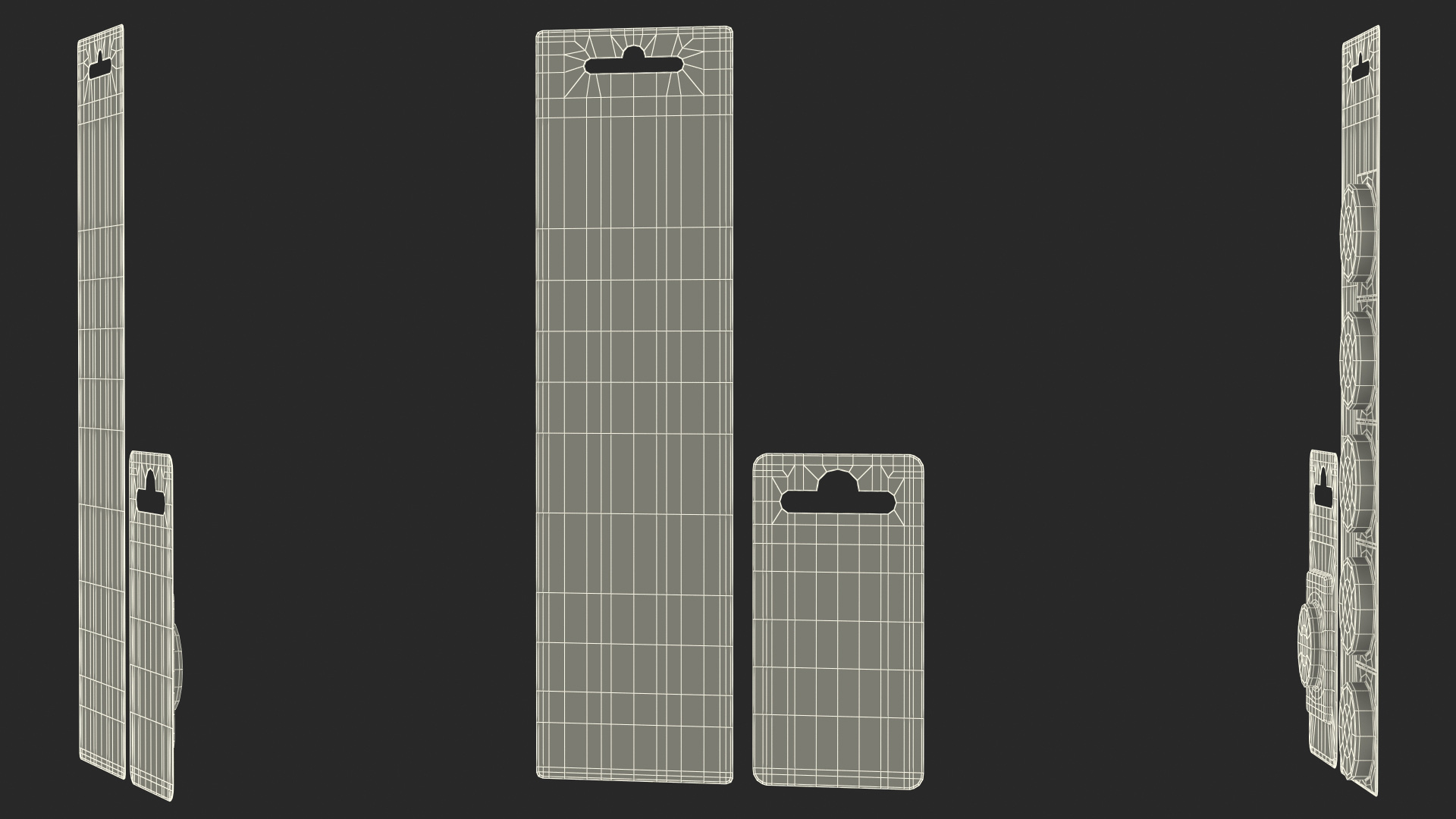 3D model Panasonic CR2450 Coin Battery Blister Package