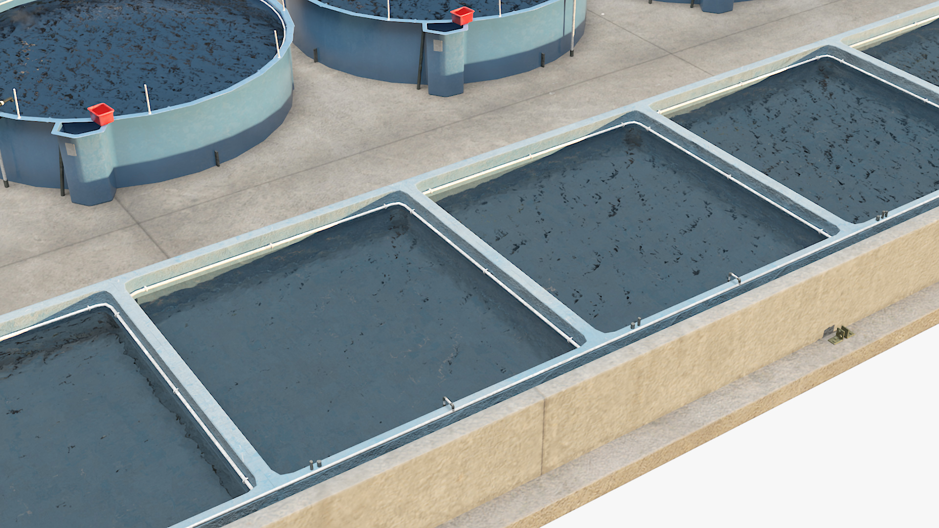 Fish Farm Covered 3D