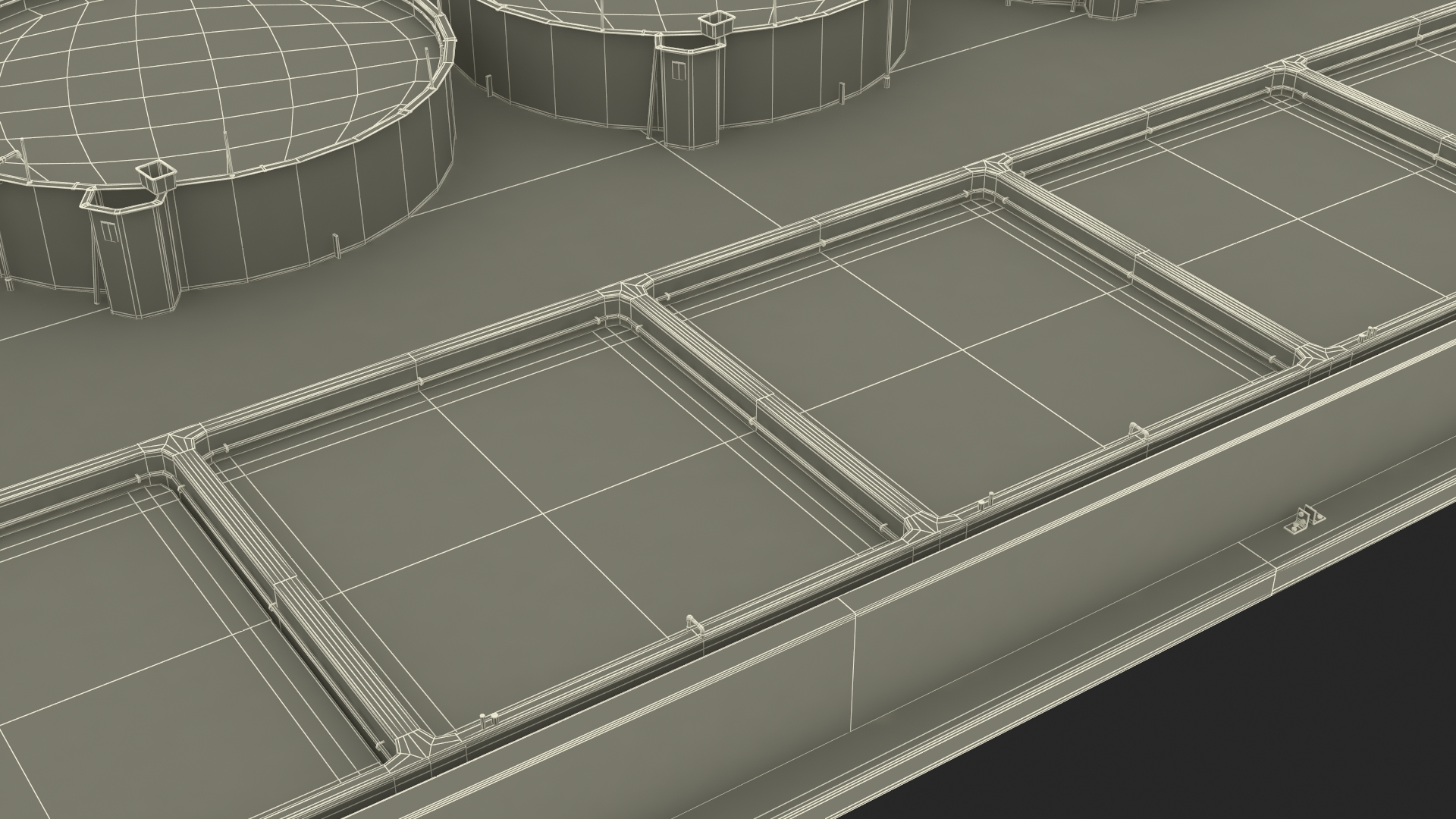 Fish Farm Covered 3D