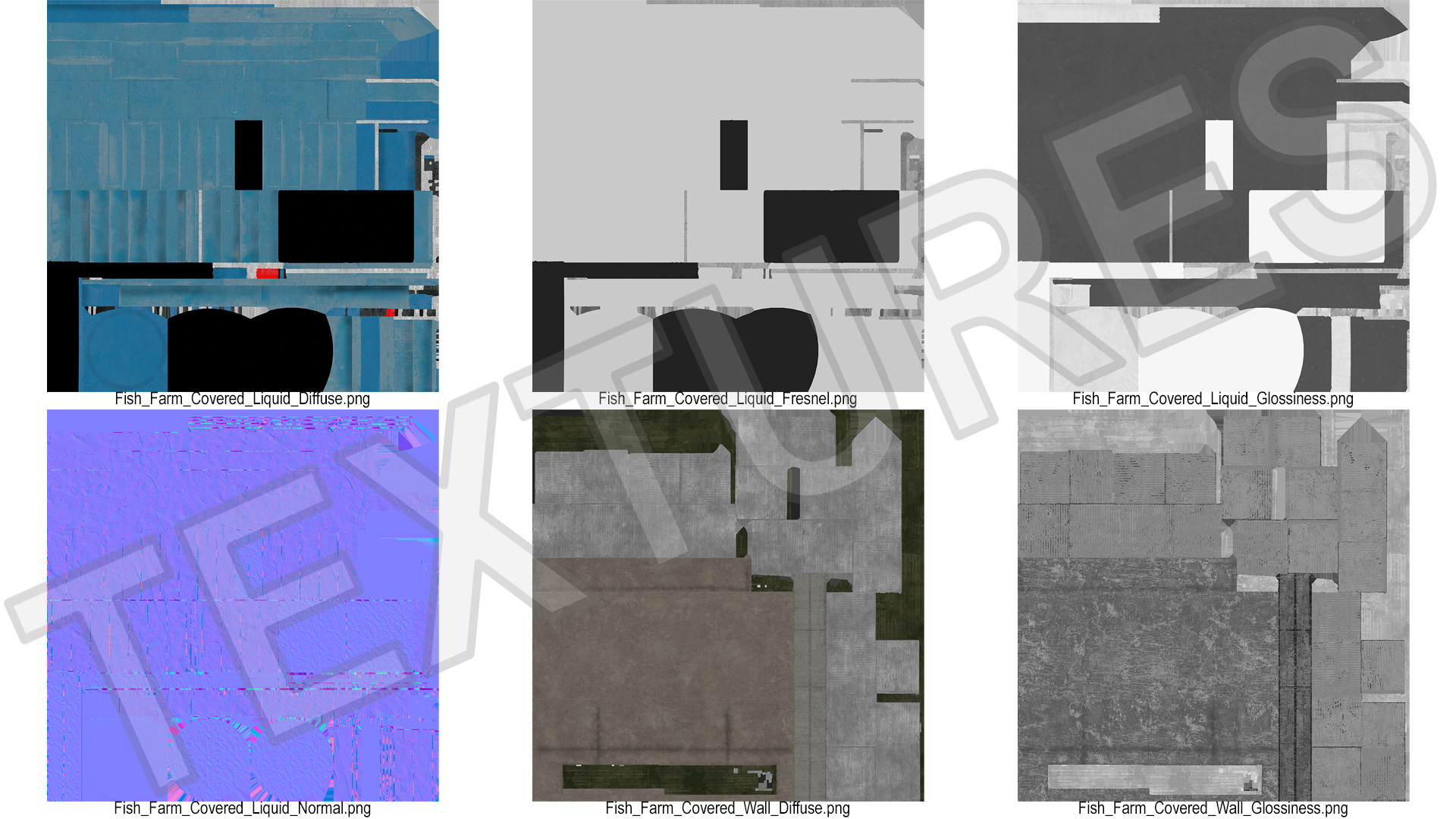 Fish Farm Covered 3D