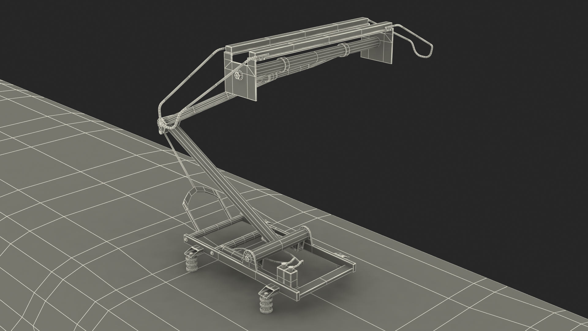 High Speed Bullet Train Wagon Electric Drive 3D model