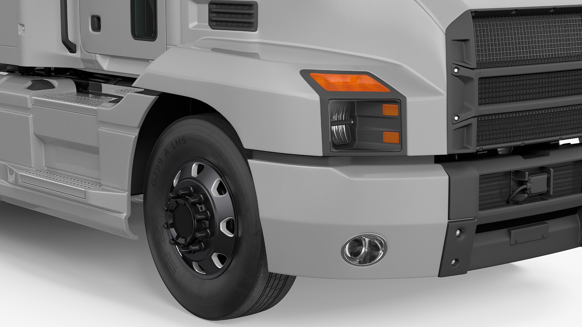 Semi Truck Generic Simple Interior 3D model