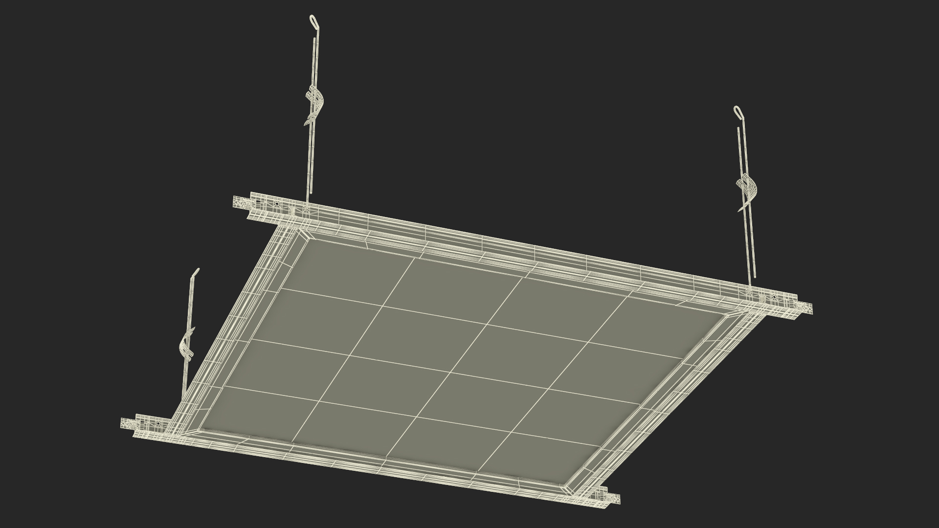 Armstrong Light Panel ON 3D model