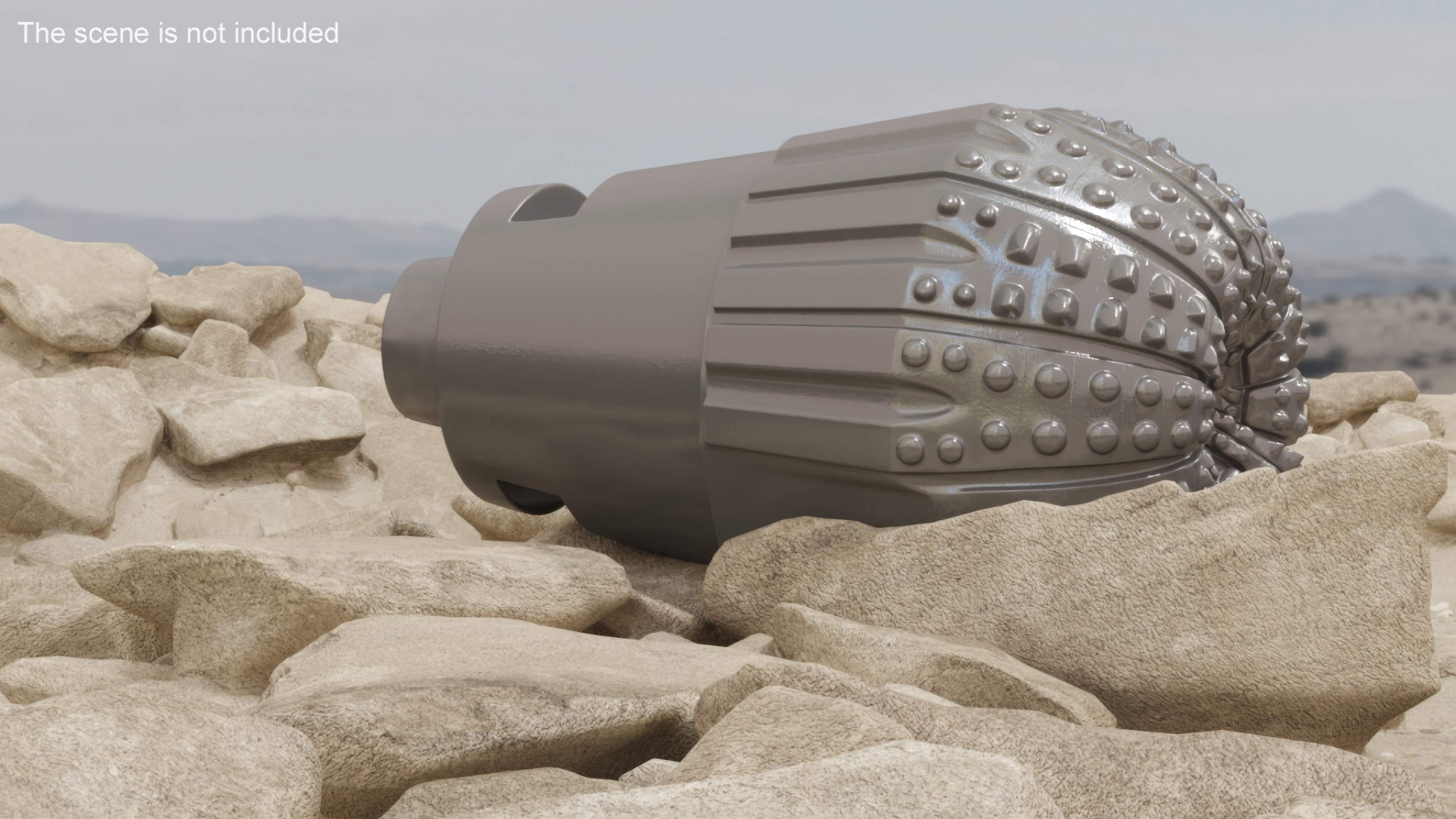 Drilling Rig Bit Diamond 3D model