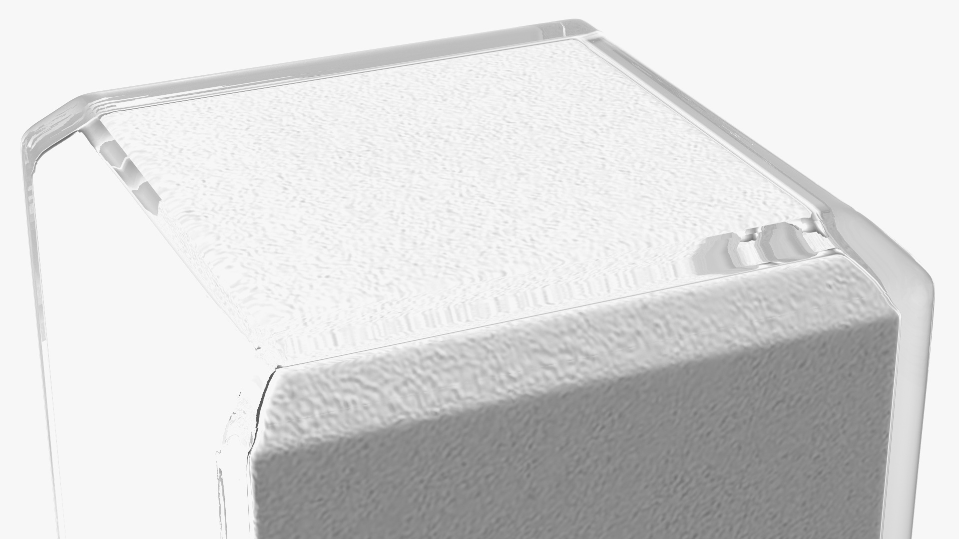 Square Glass Salt Shaker 3D model
