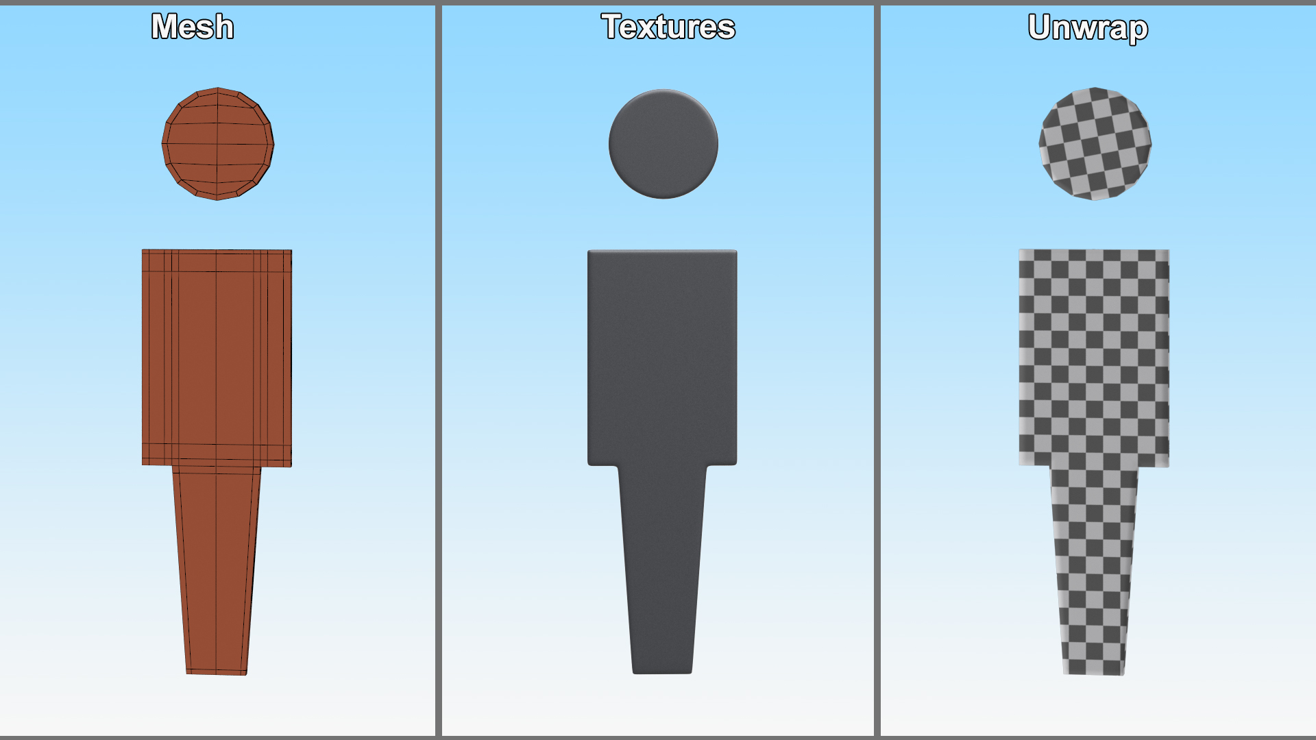 Men Bathroom Symbol 3D model