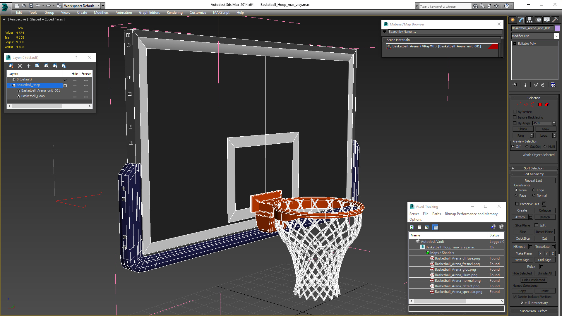 3D model Basketball Hoop