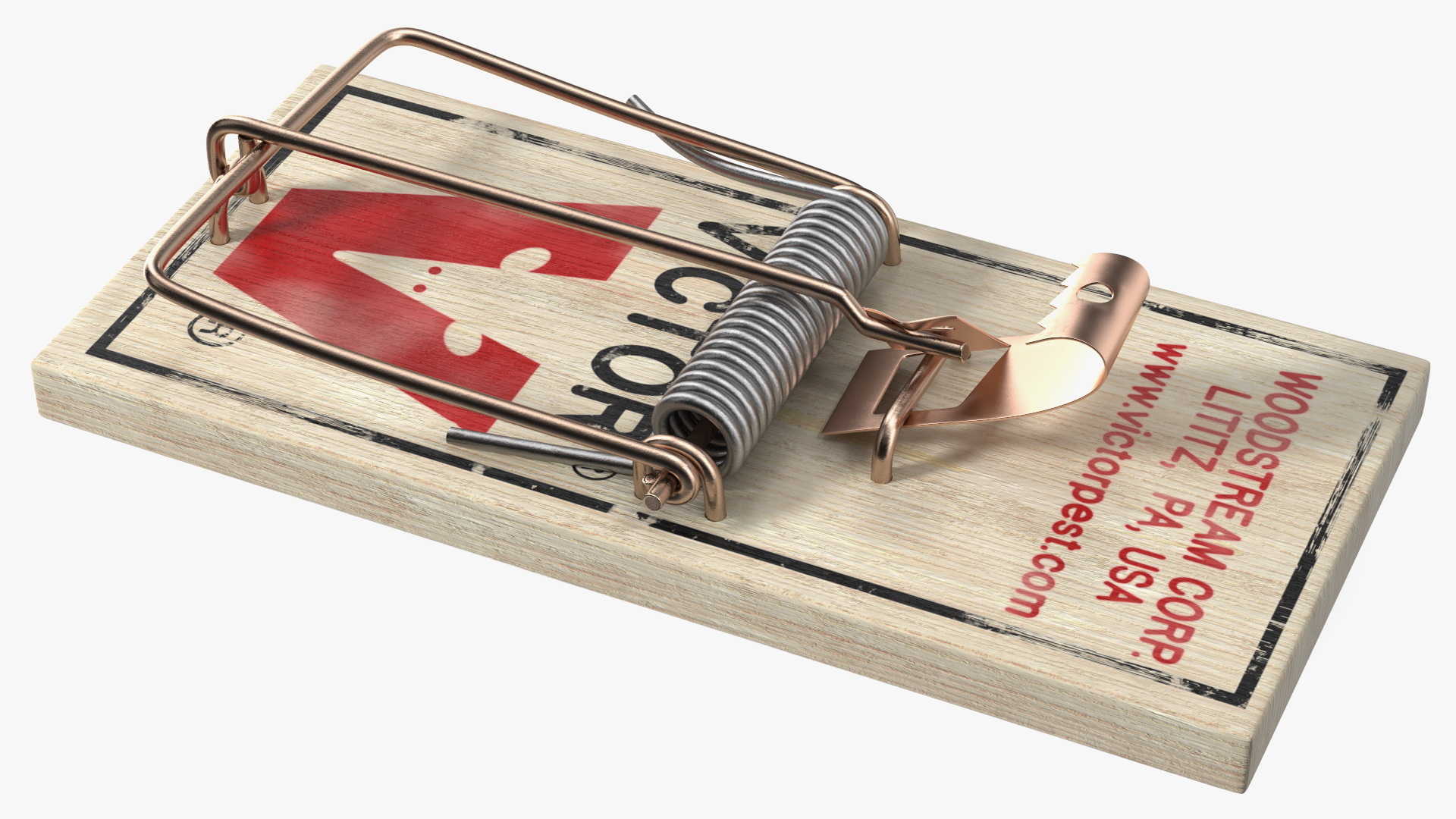 Victor Metal Pedal Mouse Trap 3D model