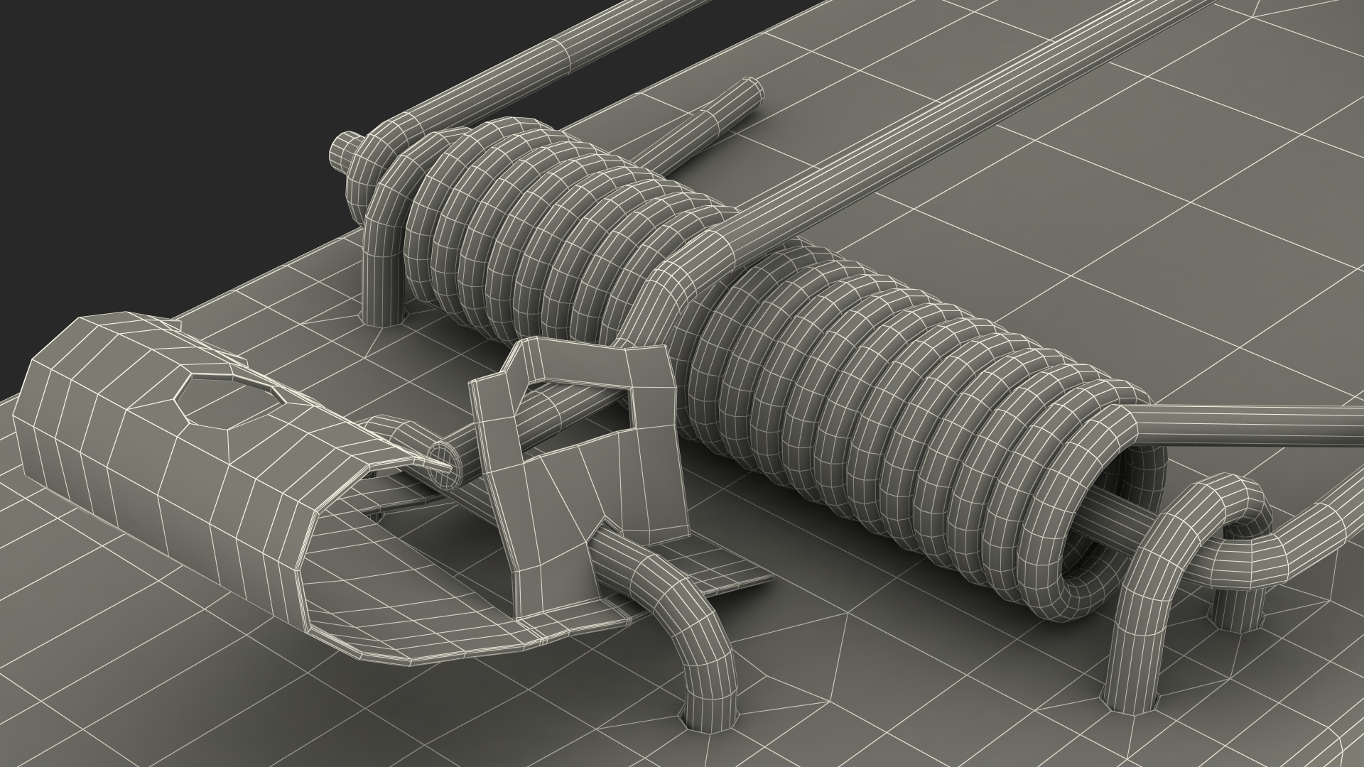 Victor Metal Pedal Mouse Trap 3D model