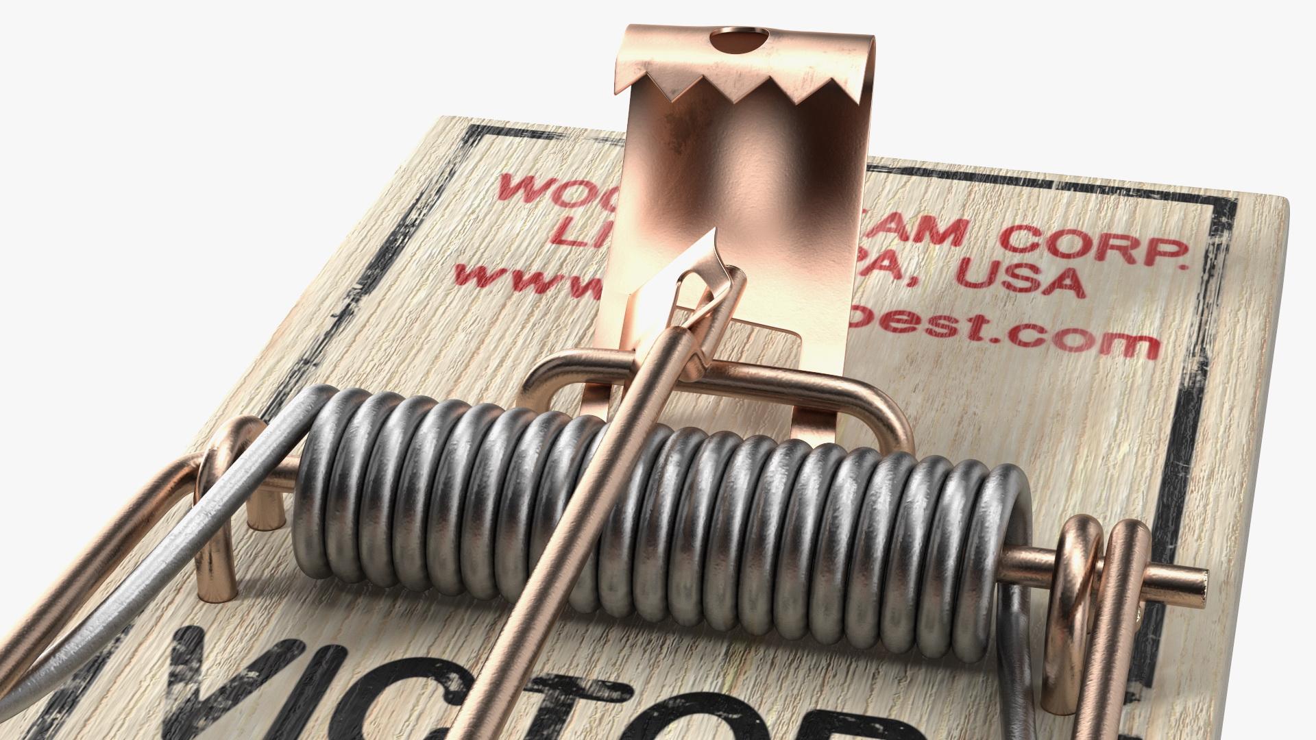 Victor Metal Pedal Mouse Trap 3D model