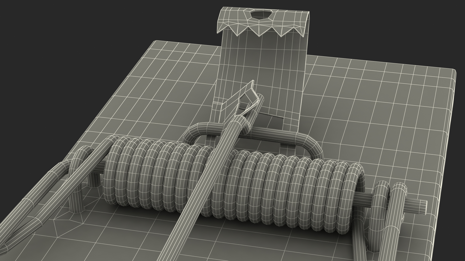 Victor Metal Pedal Mouse Trap 3D model