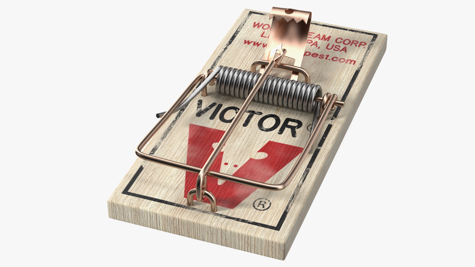 Victor Metal Pedal Mouse Trap 3D model
