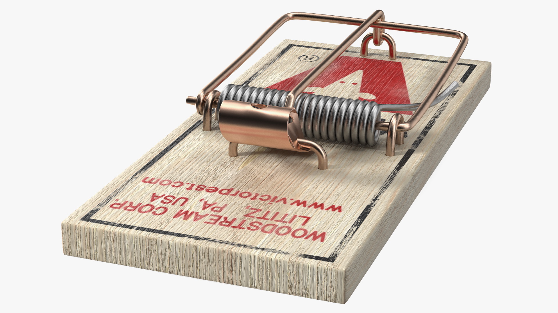 Victor Metal Pedal Mouse Trap 3D model
