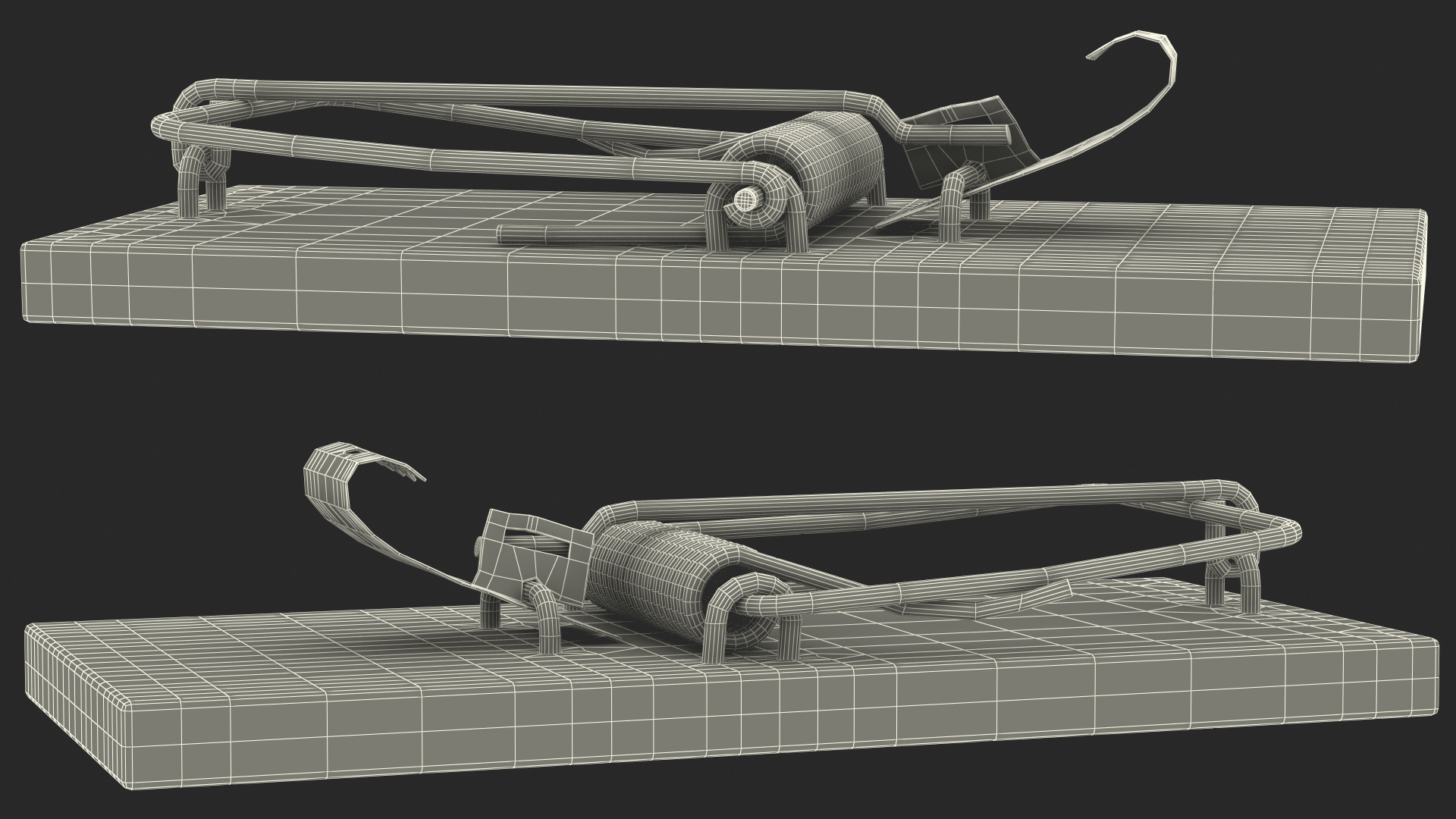 Victor Metal Pedal Mouse Trap 3D model