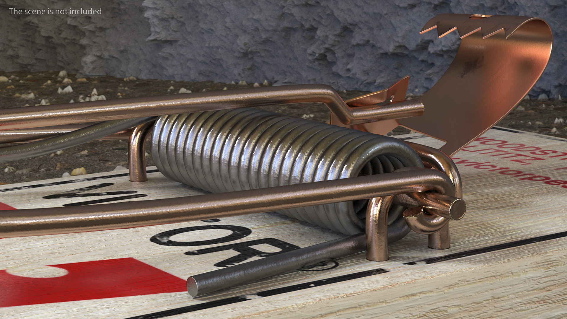 Victor Metal Pedal Mouse Trap 3D model