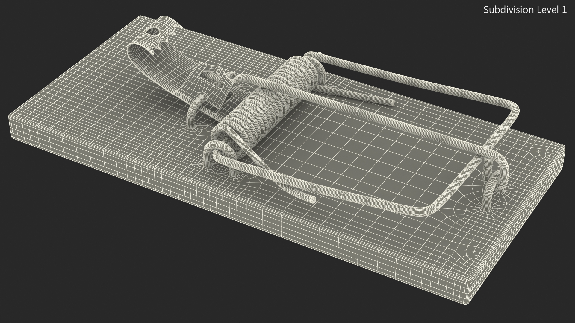 Victor Metal Pedal Mouse Trap 3D model