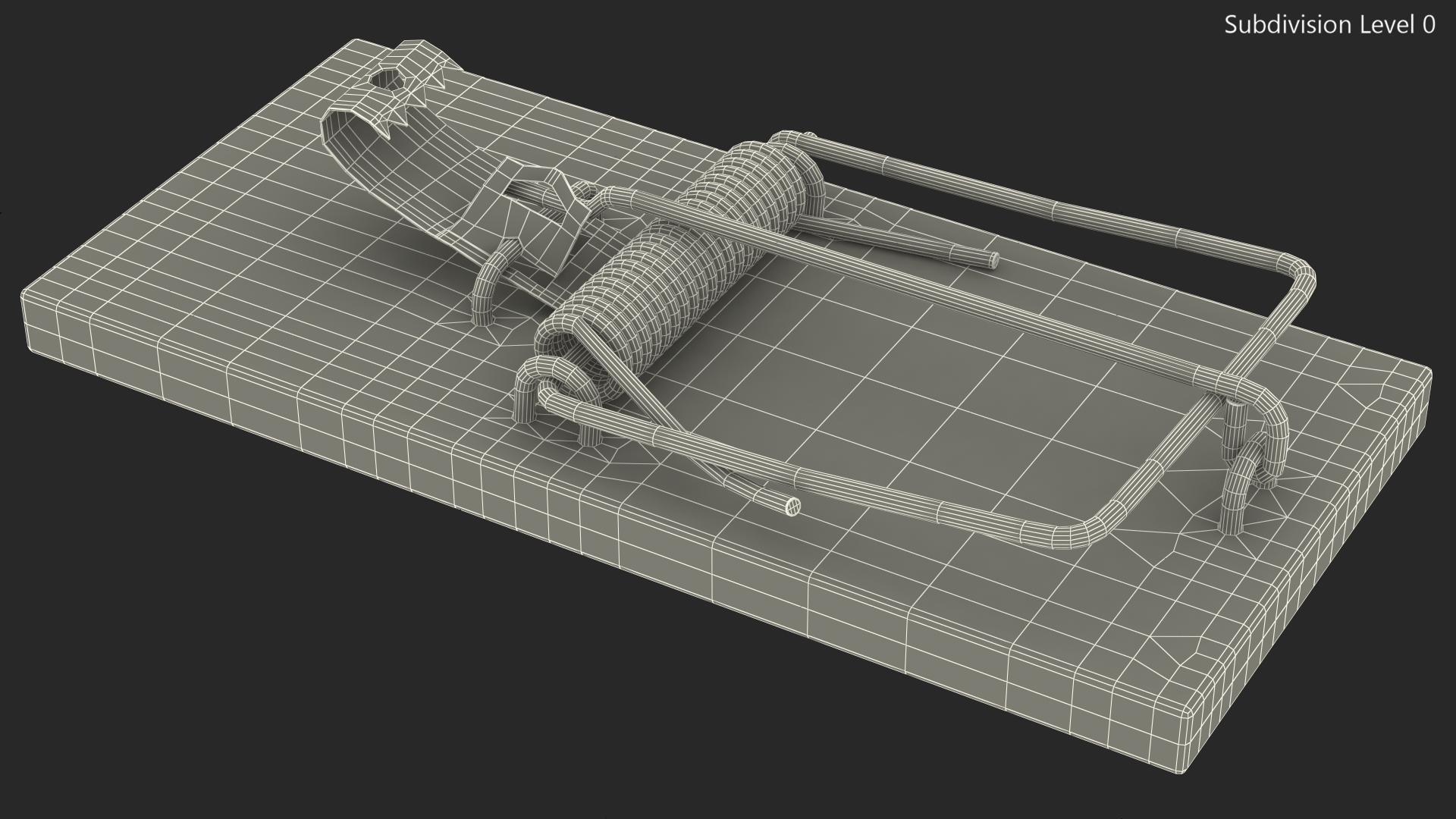 Victor Metal Pedal Mouse Trap 3D model