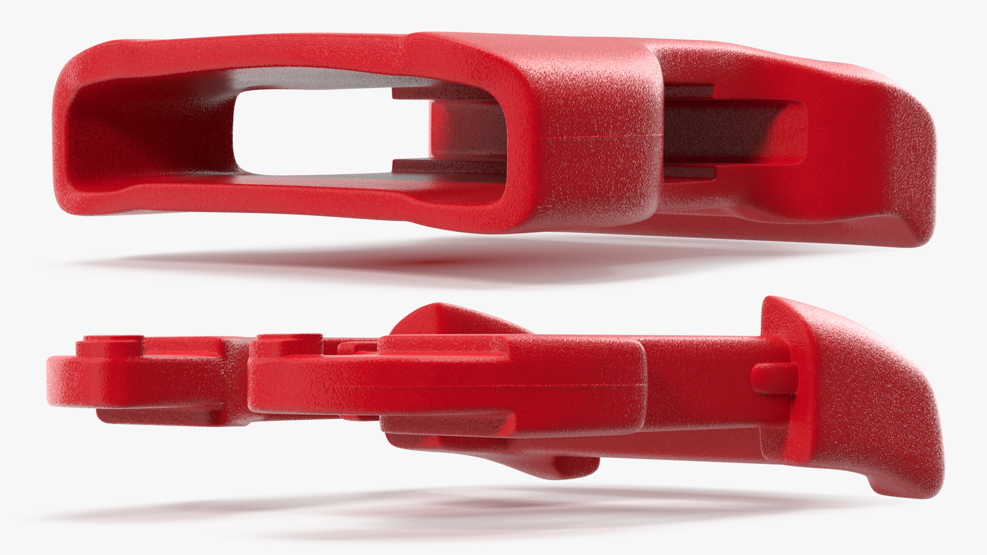 3D model YKK Contoured Side Release Plastic Buckle Red