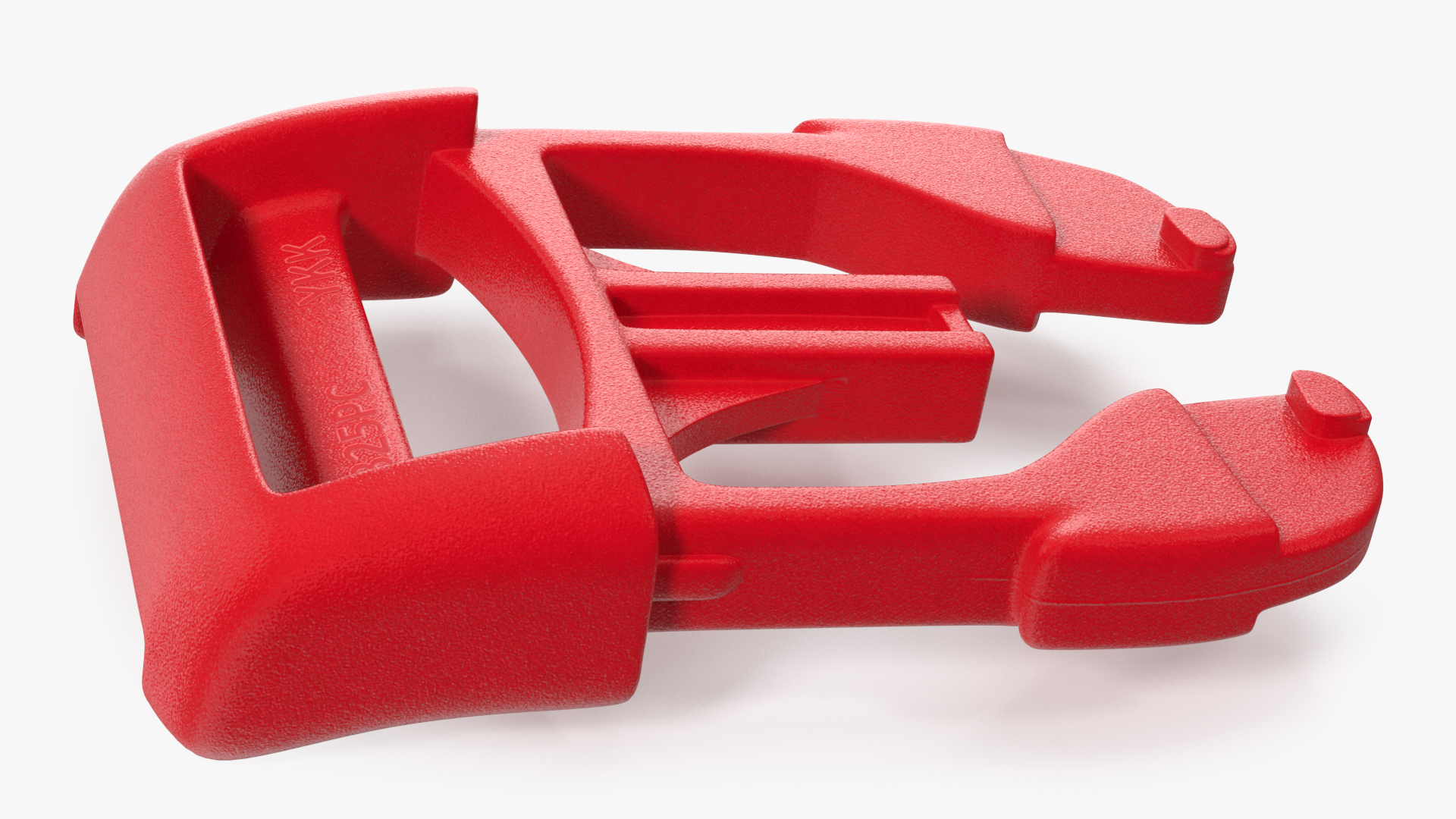 3D model YKK Contoured Side Release Plastic Buckle Red