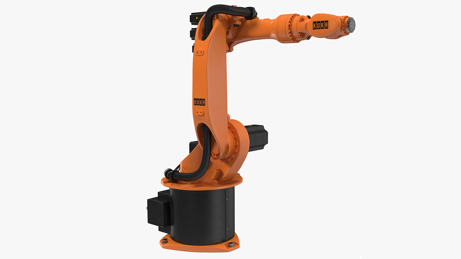 Kuka Robot KR 16 3 Rigged for Maya 3D model