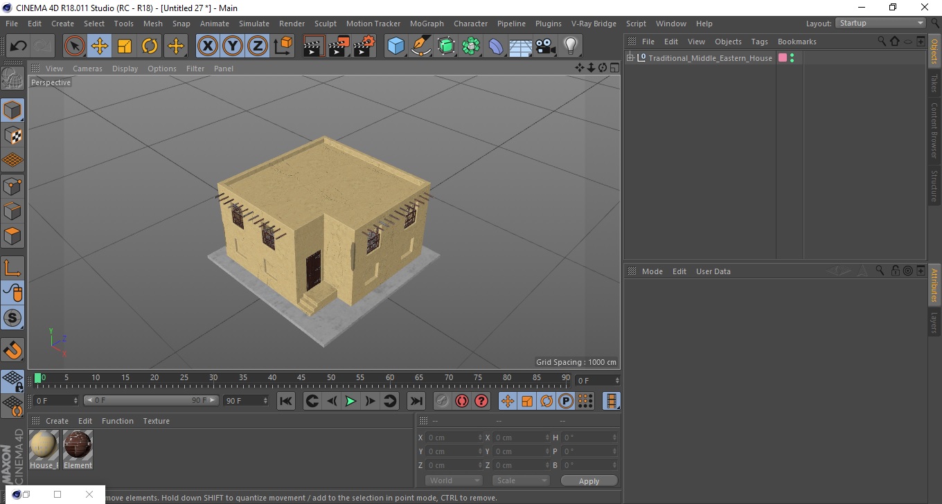 Traditional Middle Eastern House 3D