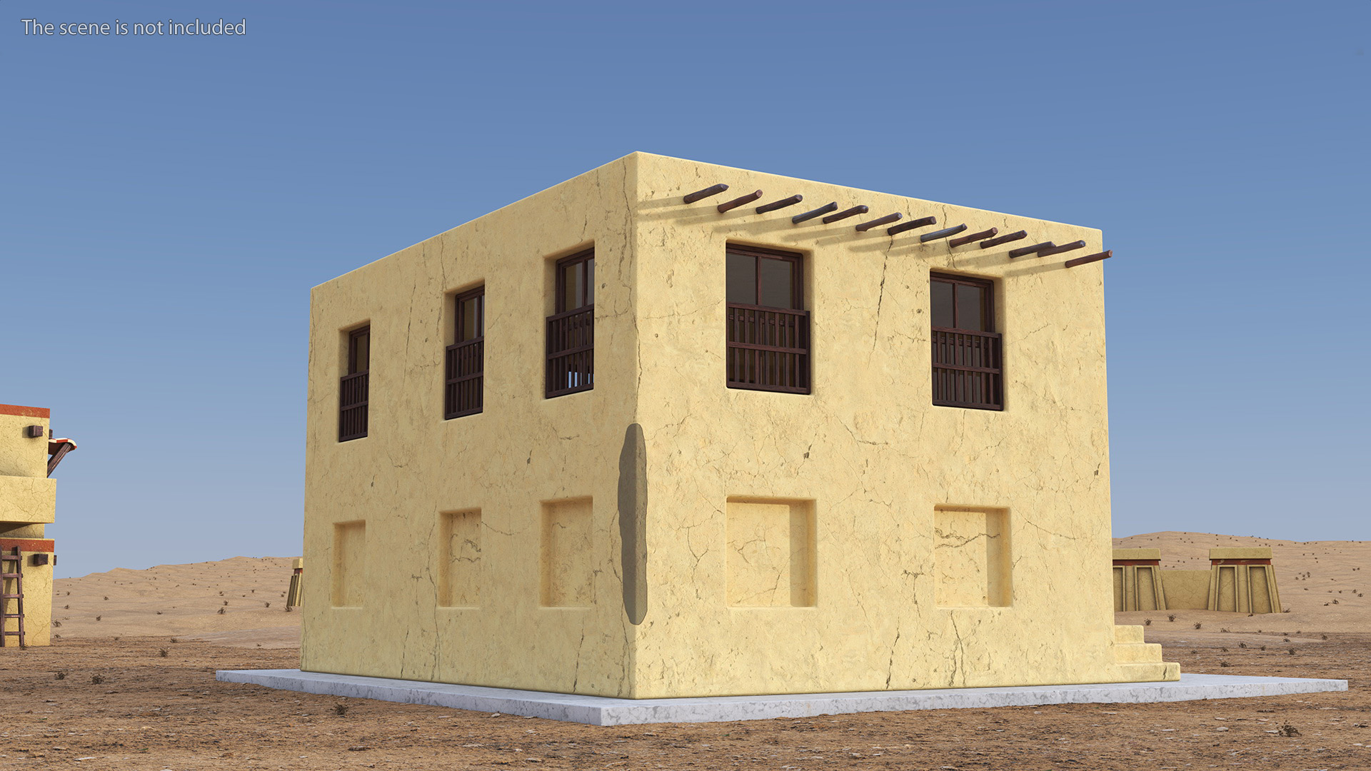 Traditional Middle Eastern House 3D