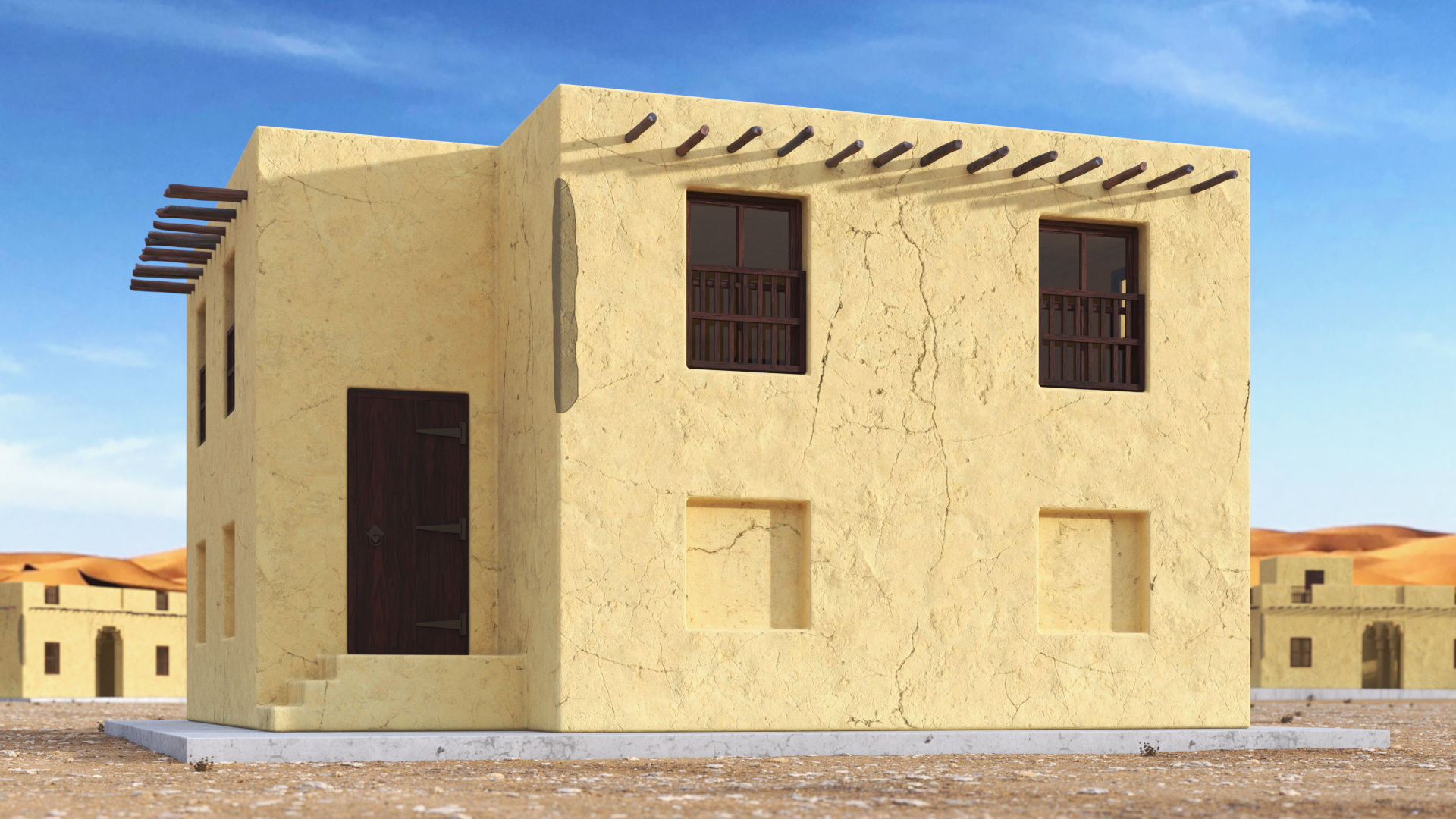 Traditional Middle Eastern House 3D