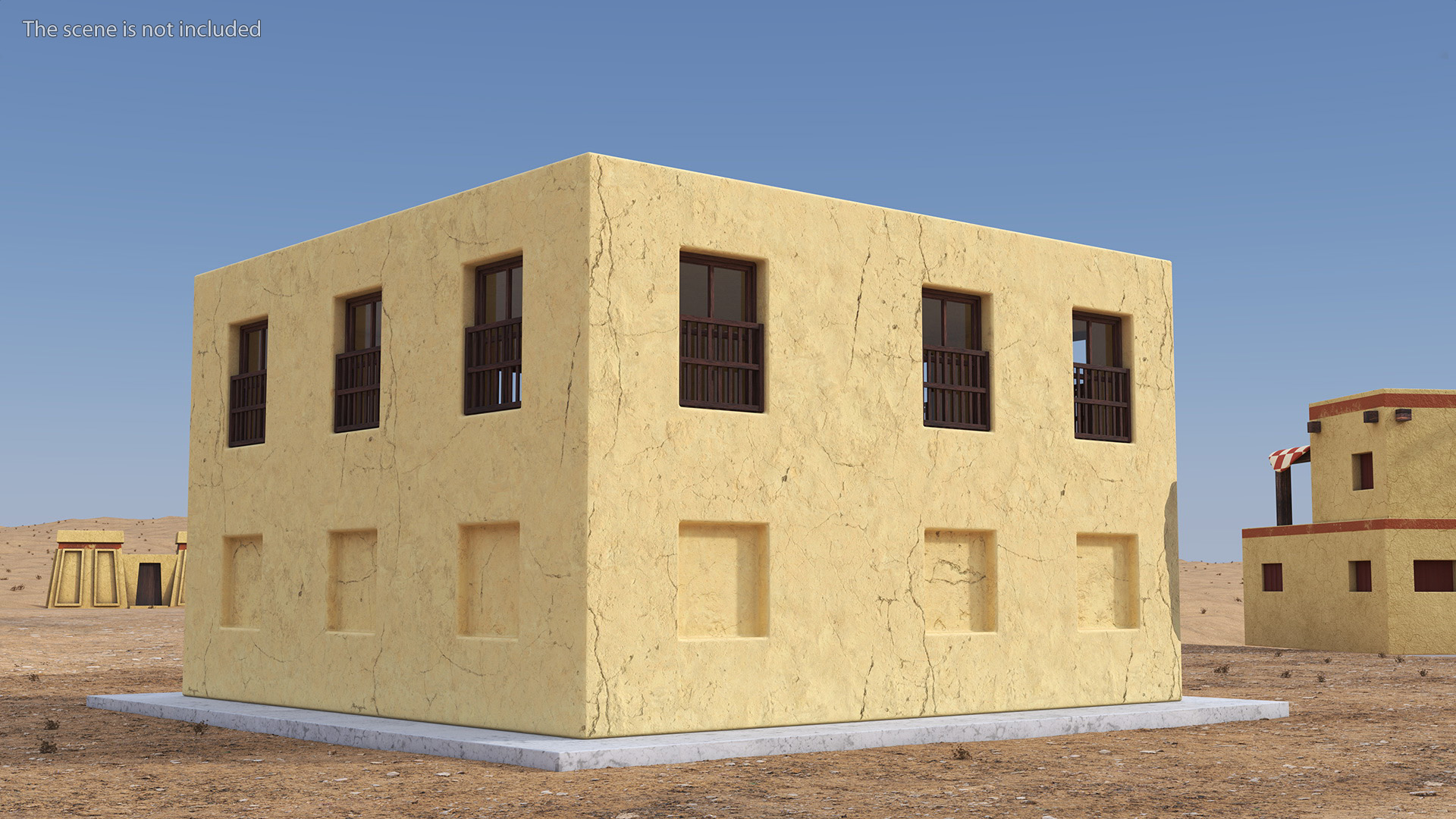 Traditional Middle Eastern House 3D
