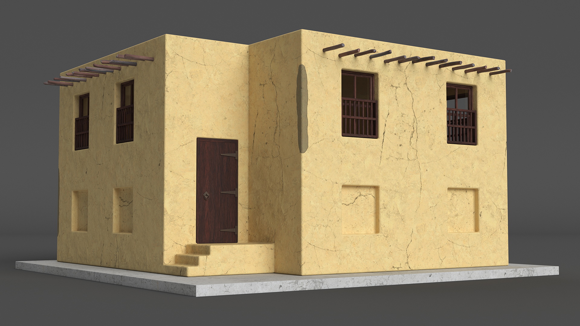 Traditional Middle Eastern House 3D