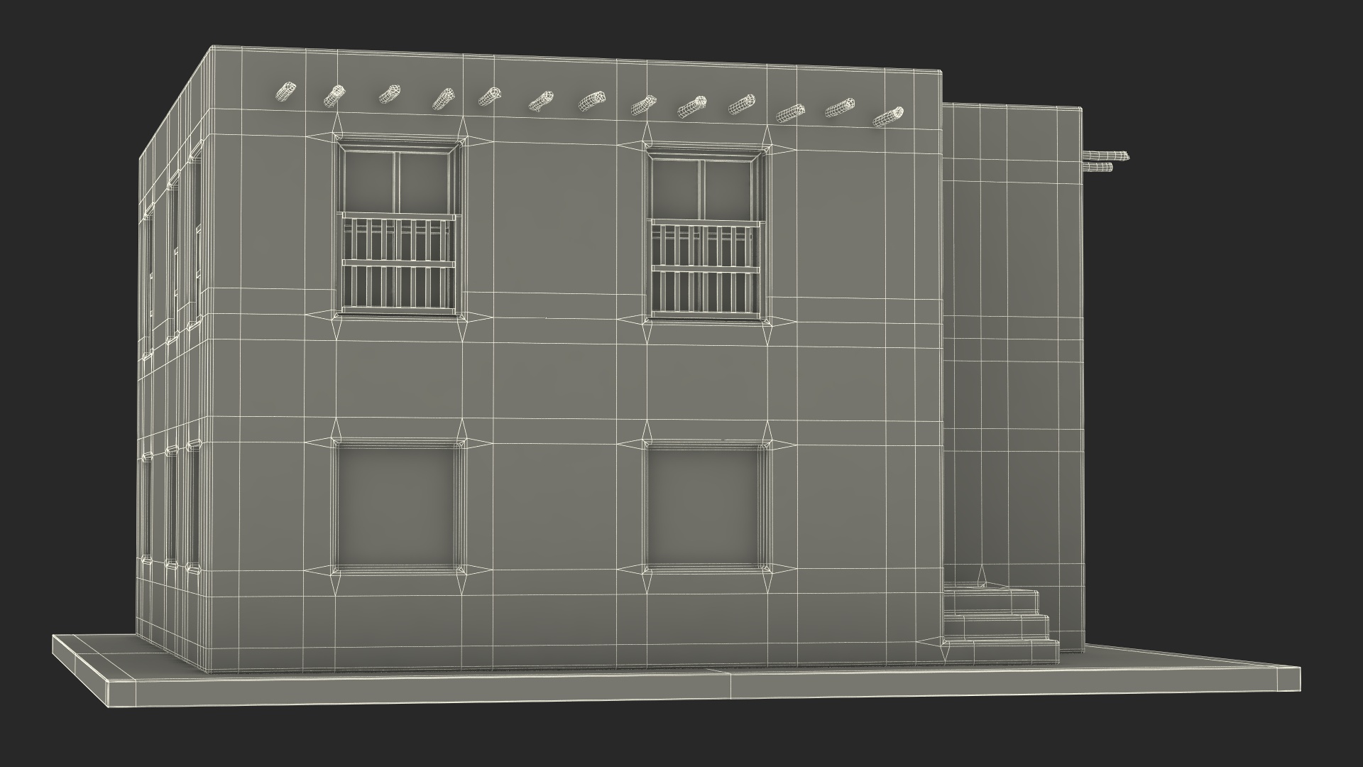Traditional Middle Eastern House 3D