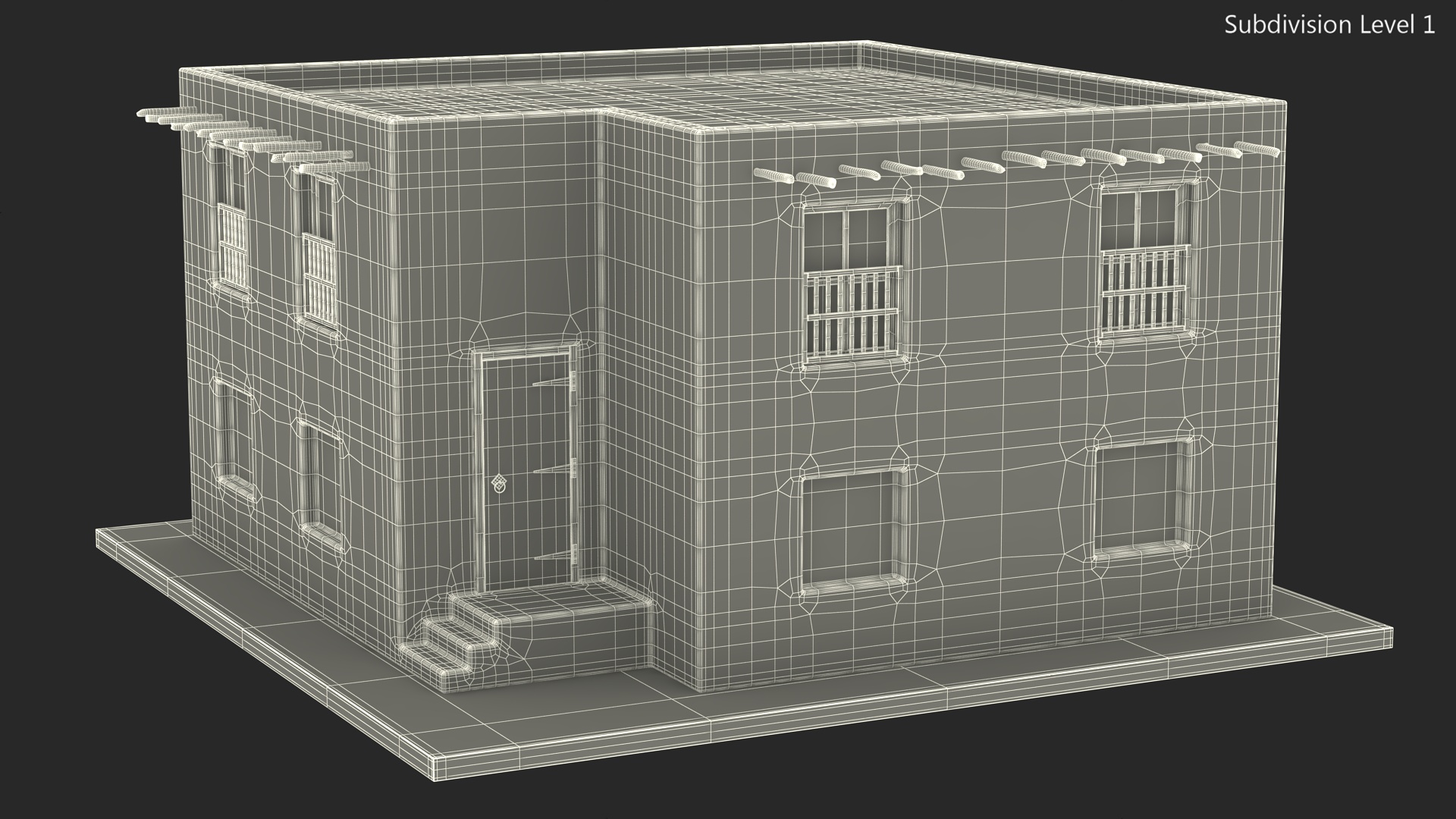 Traditional Middle Eastern House 3D