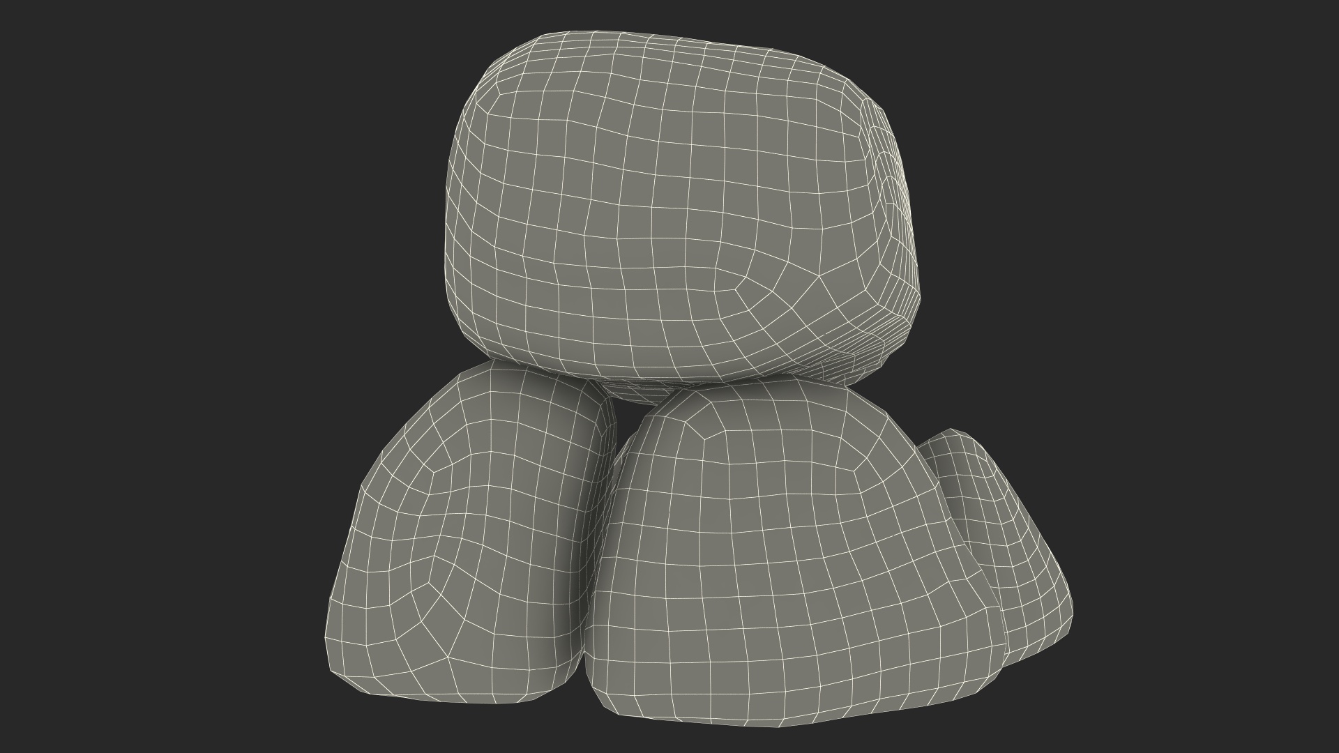 Pile of Stones 3D model