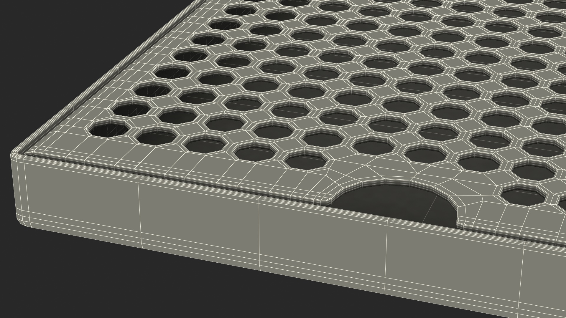 3D Drip Tray for Beer Tower Stainless Steel Cut Out model