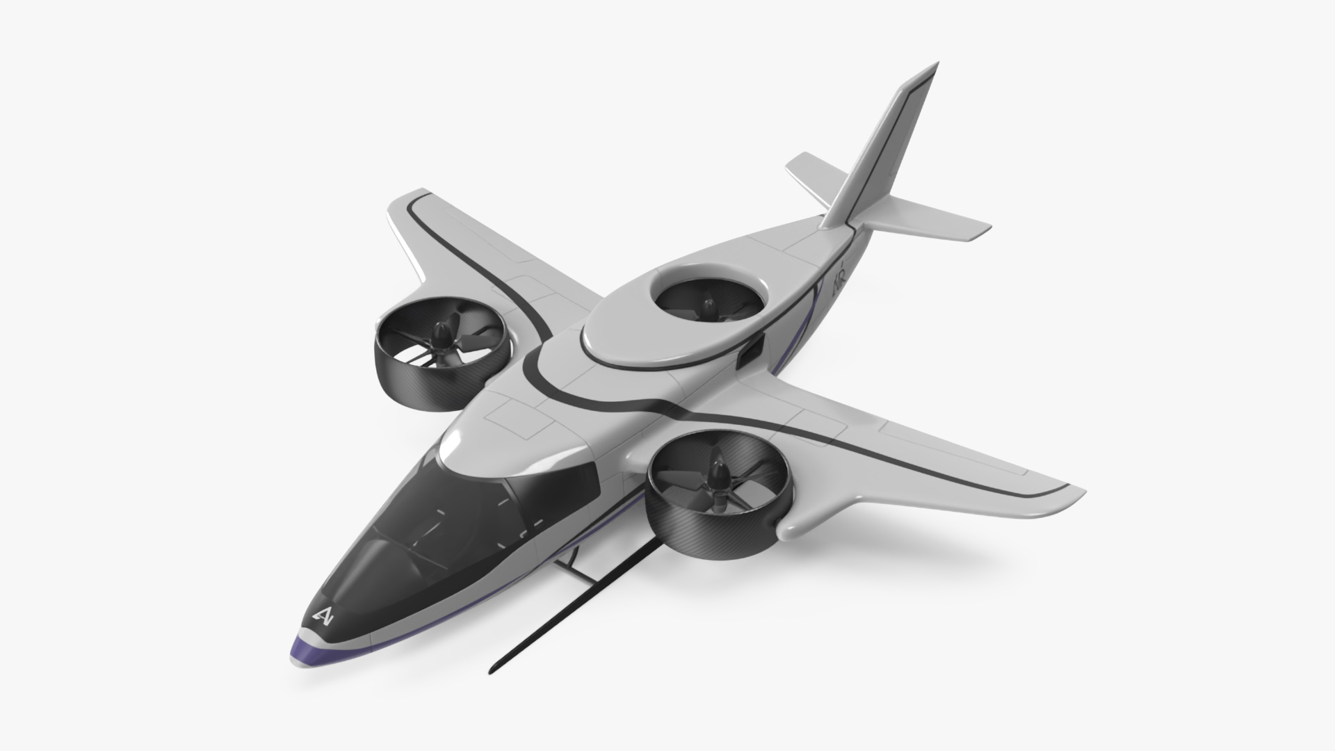 eVTOL Air Taxi 3D model