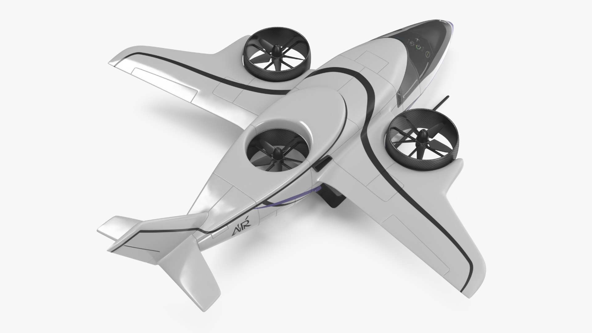 eVTOL Air Taxi 3D model