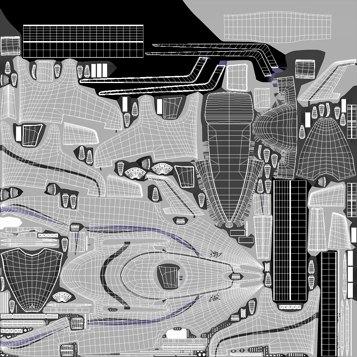 eVTOL Air Taxi 3D model