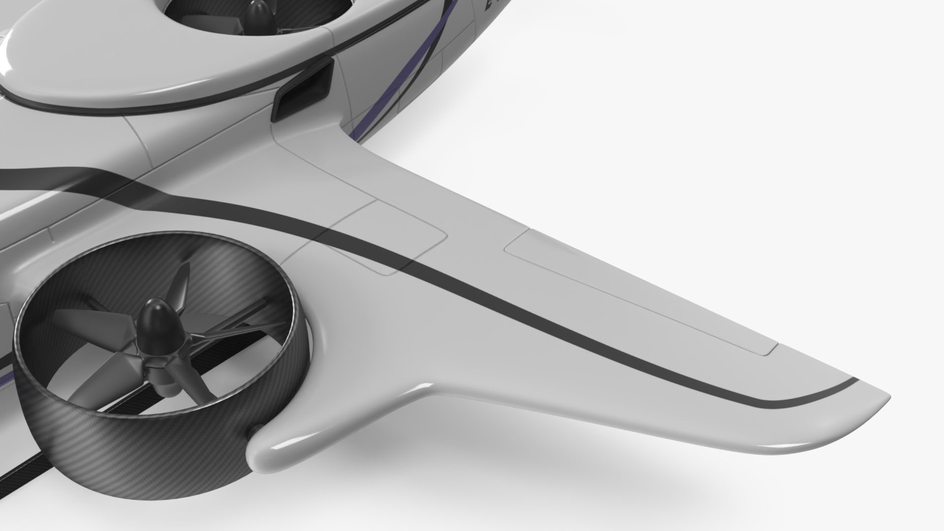 eVTOL Air Taxi 3D model