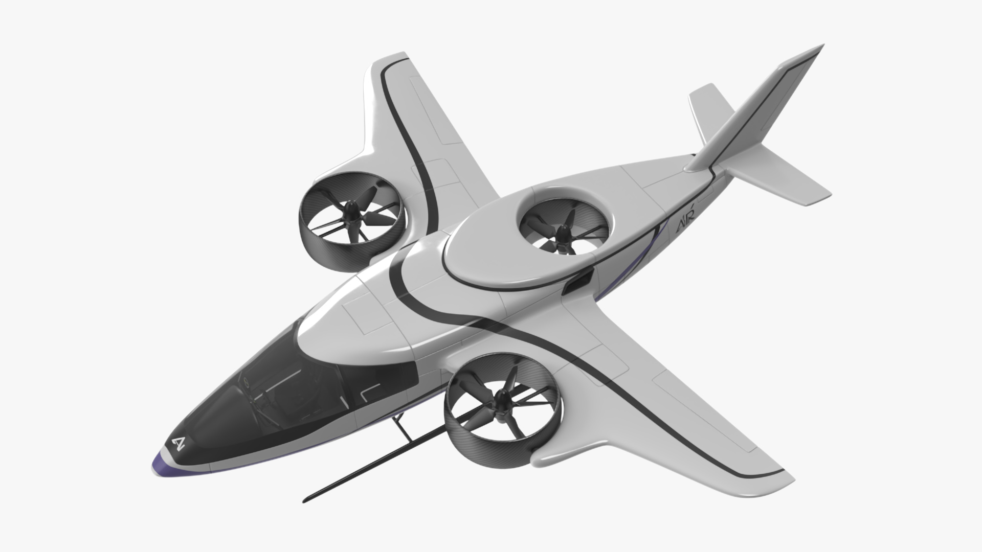 eVTOL Air Taxi 3D model