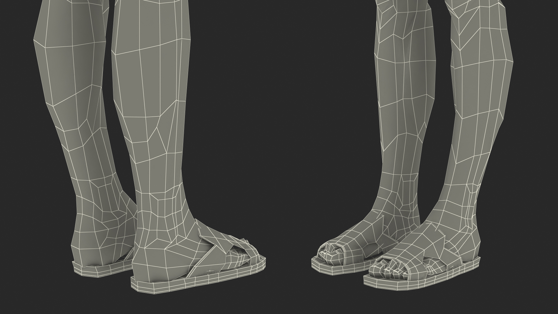 3D Asian Man Summer Outfits T Pose