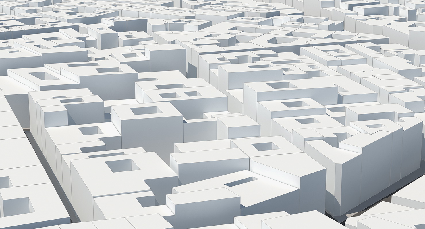 3D City District model