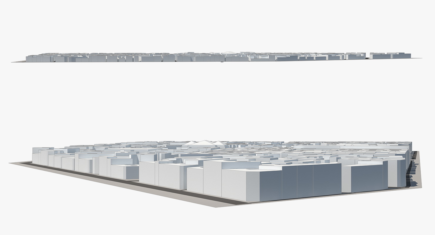 3D City District model