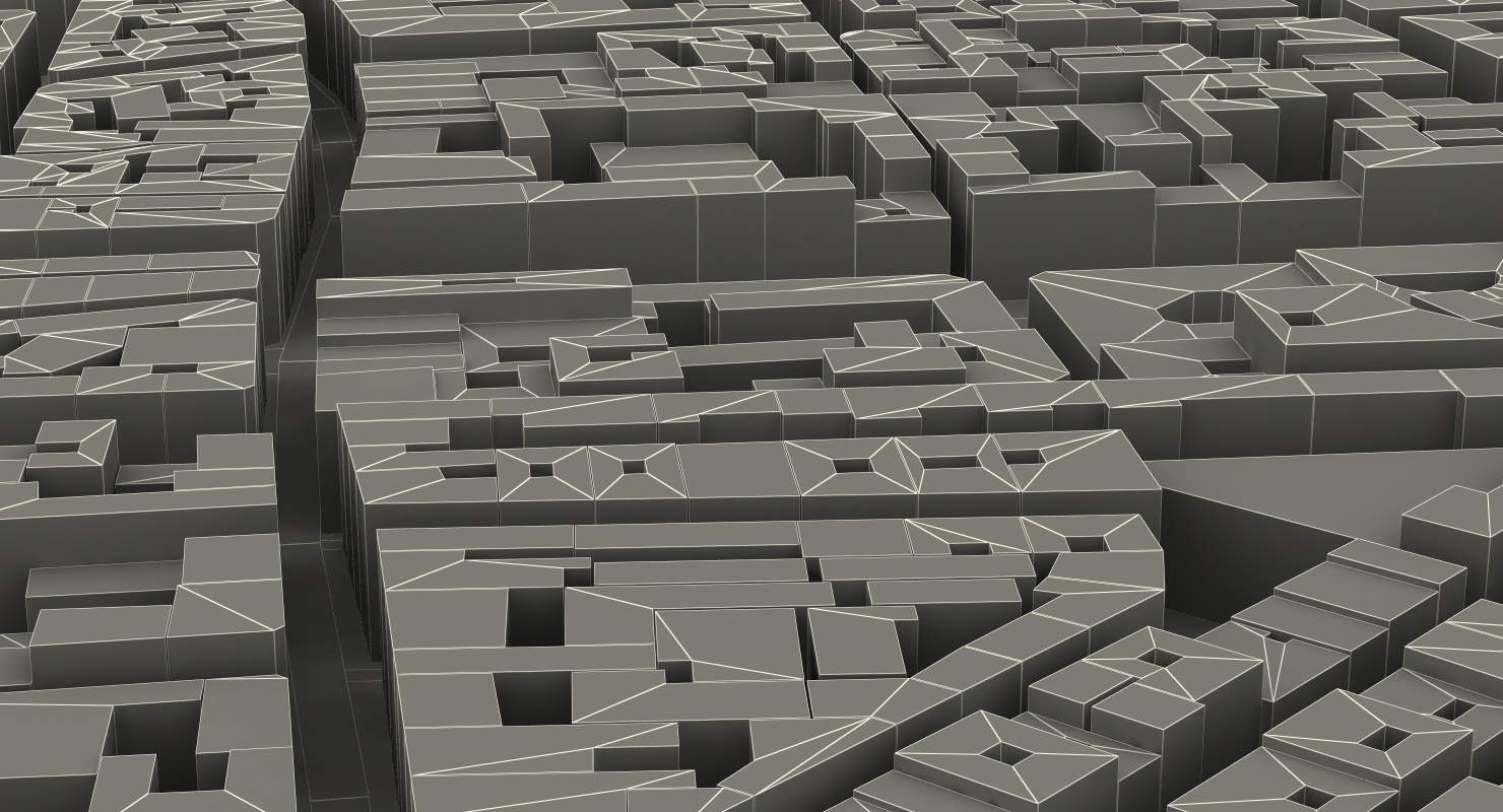 3D City District model