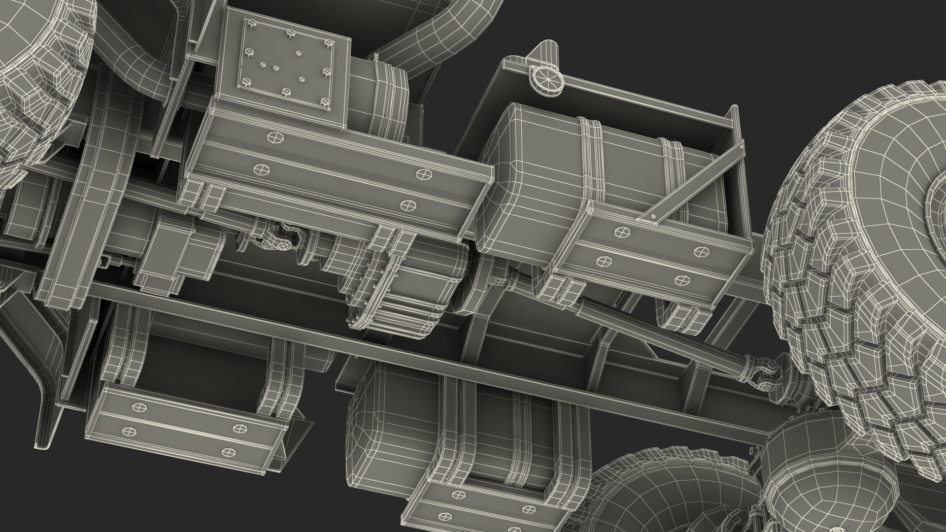 M939 Military Truck Light Rigged 3D