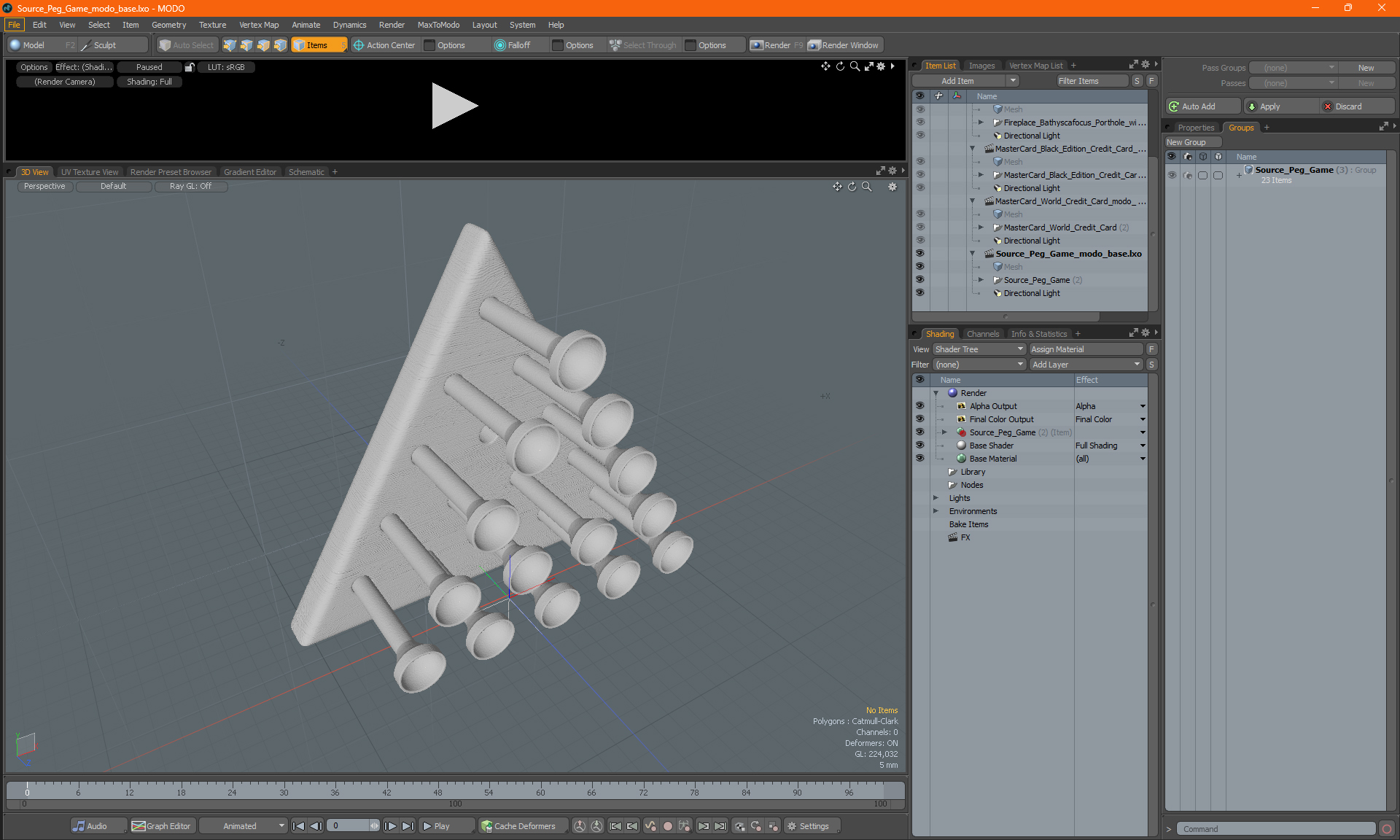 3D model Source Peg Game