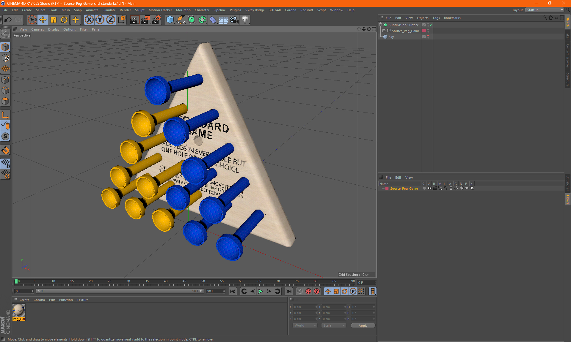 3D model Source Peg Game