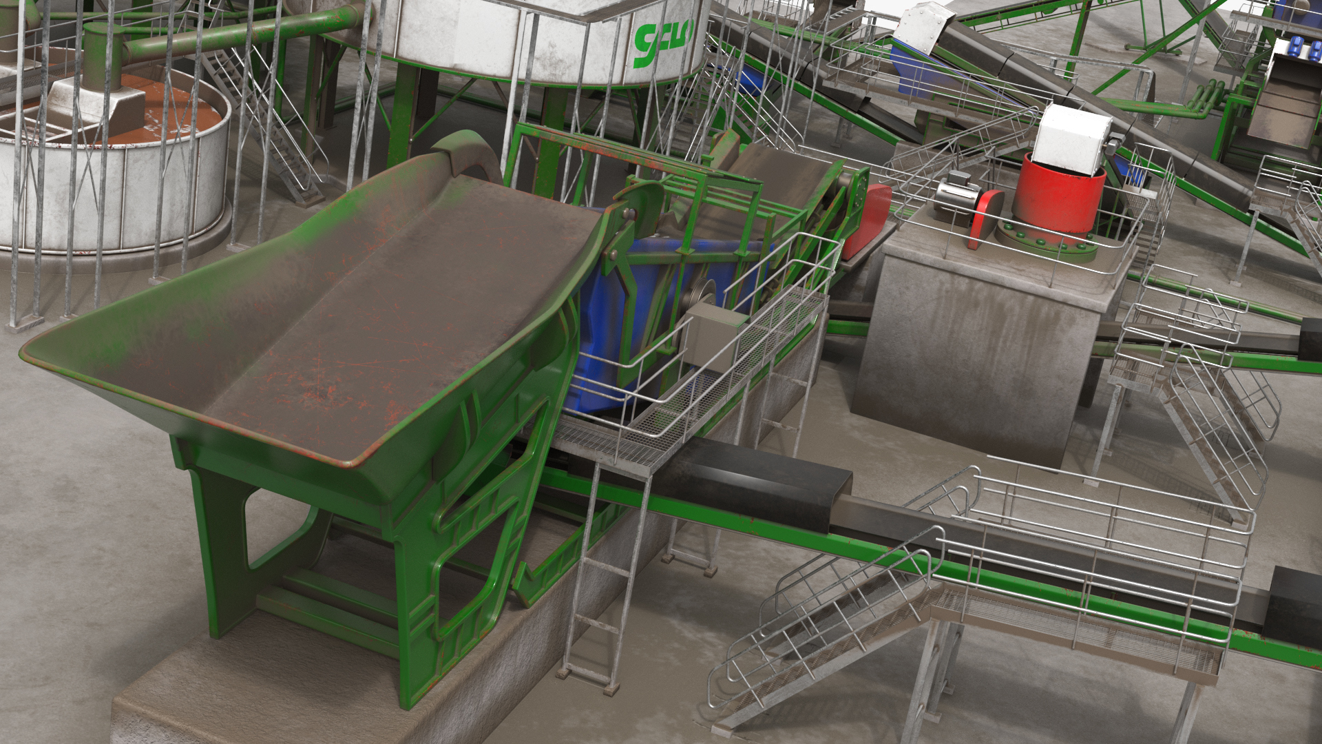 CFLO Rotomax RX1000 Recycling Plant, view 8