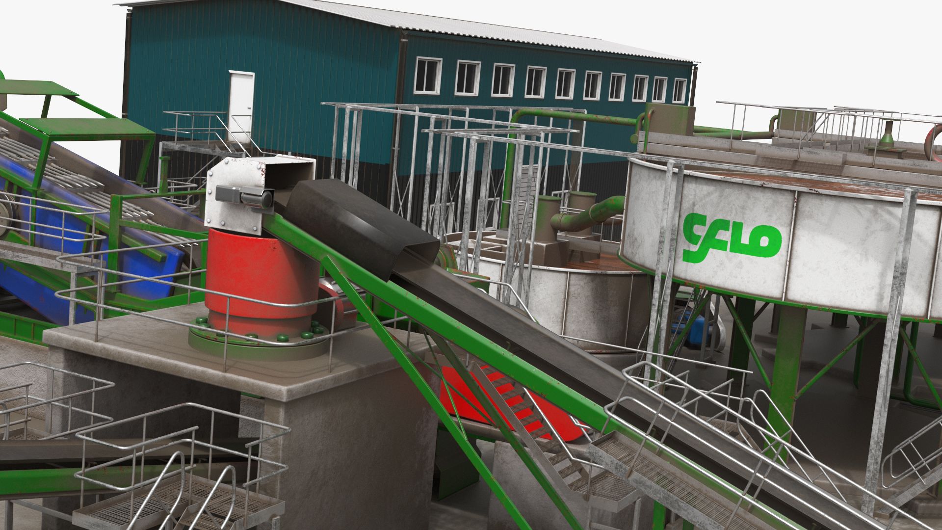 CFLO Rotomax RX1000 Recycling Plant, view 10