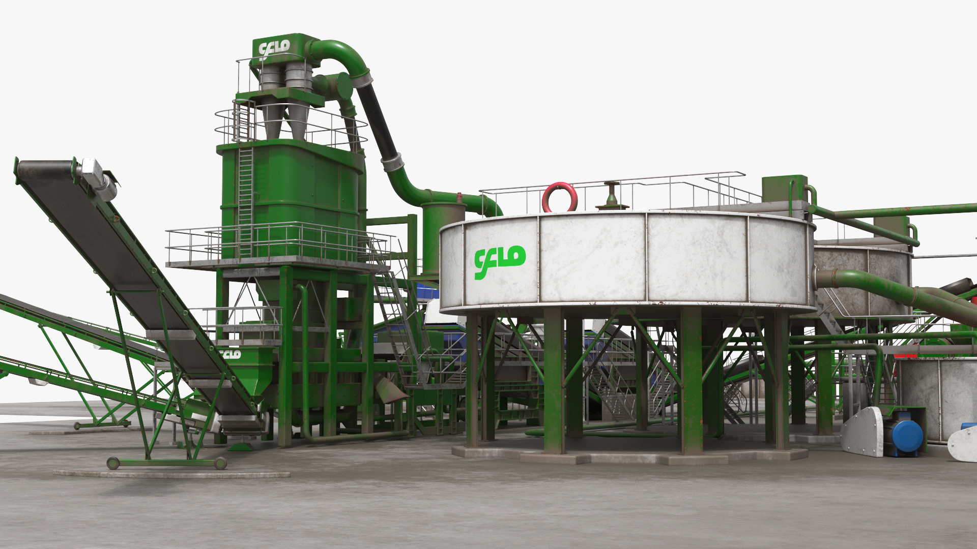 CFLO Rotomax RX1000 Recycling Plant, view 5