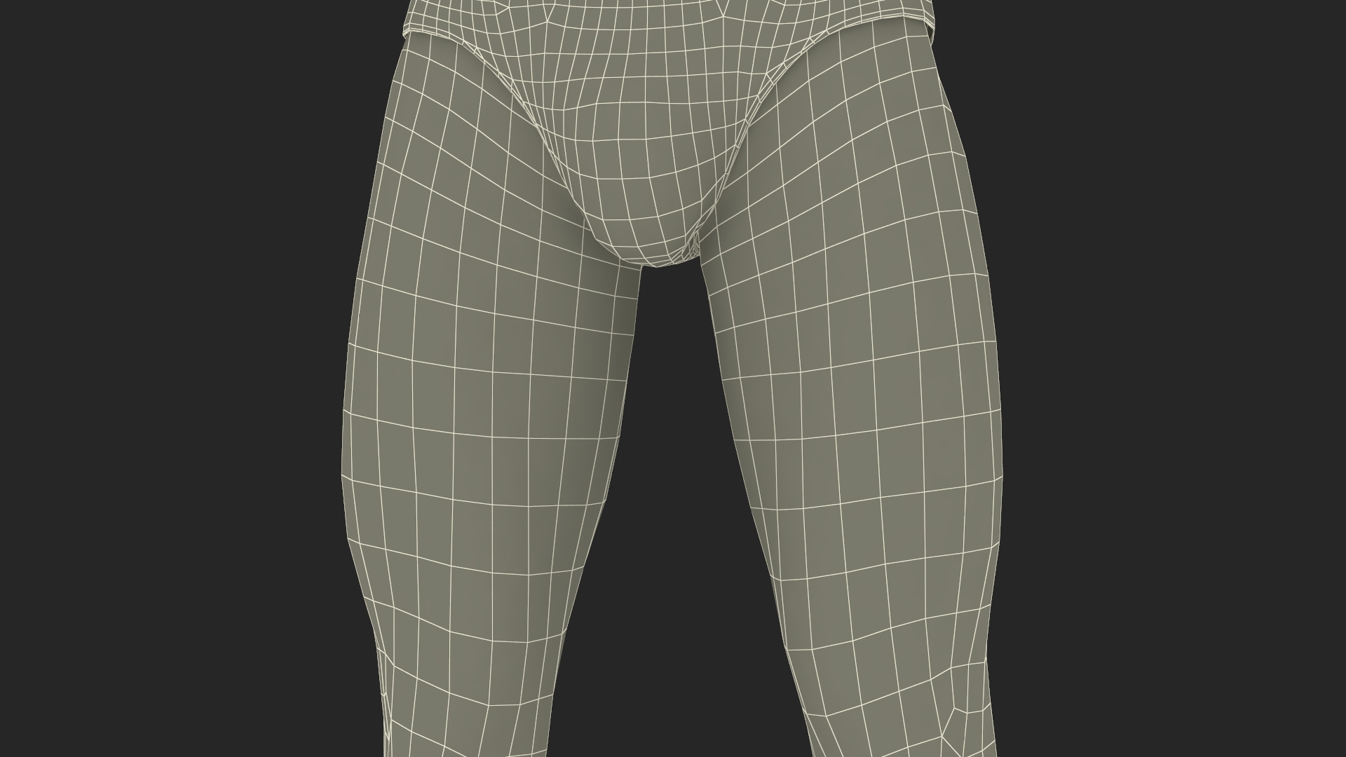 3D Fit Male Human Figure A-pose model