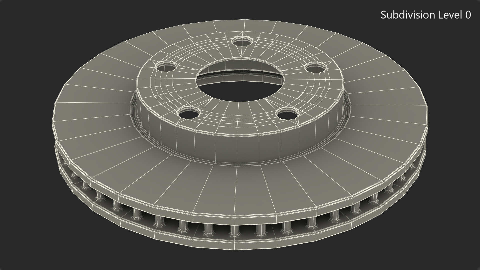 3D Brake Disk Rotor